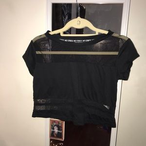 Mesh Crop Top